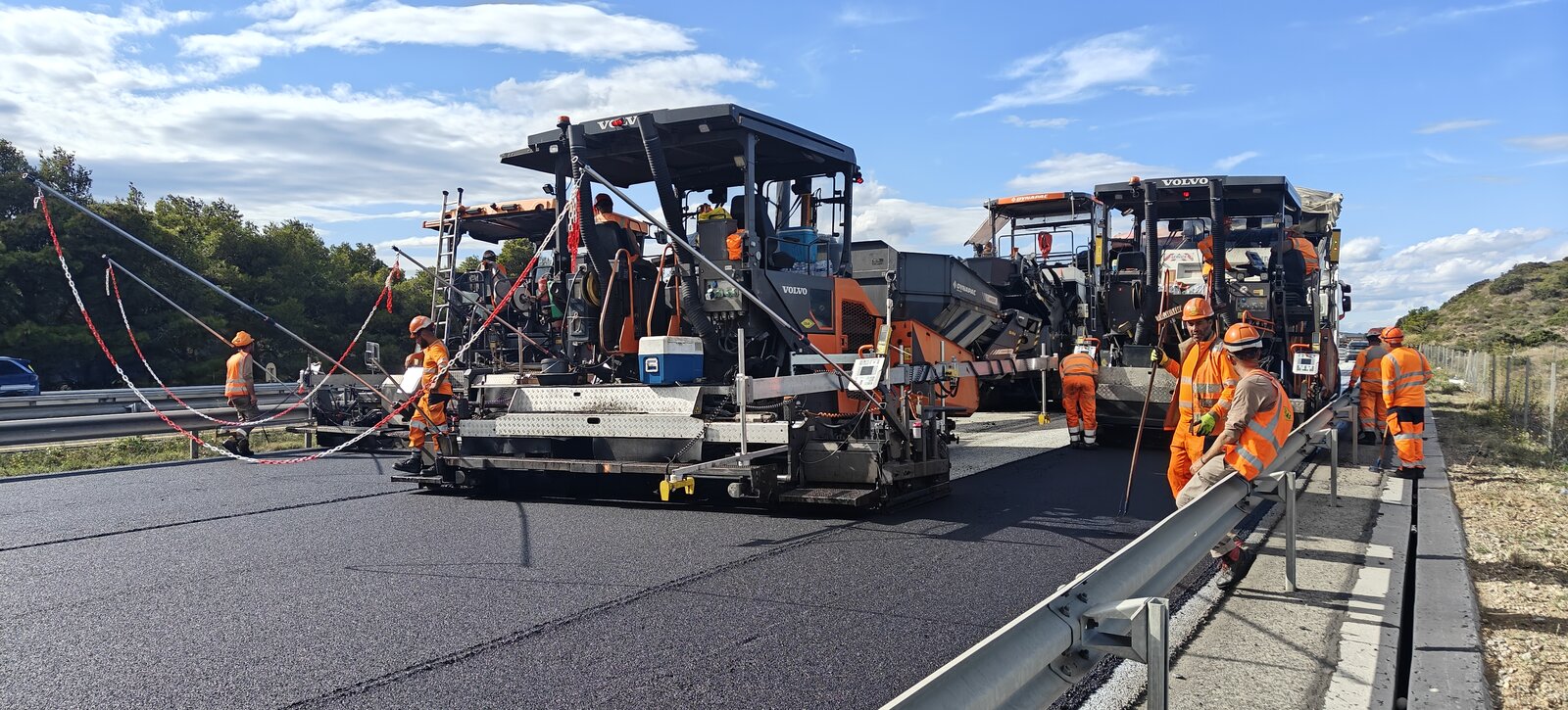 Chantier autoroutier
